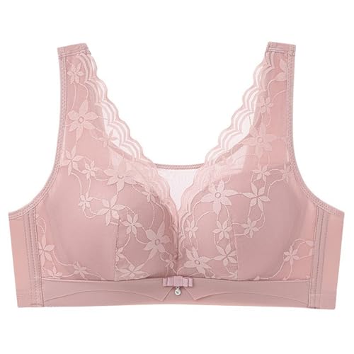 Generisch Ropa interior ajustada de encaje transpirable y ligera ligera para mujer, ajuste transpirable, ropa interior adelgazante, otros pantalones de equipo cómodos y cómodos.., Rosa., 80C/D