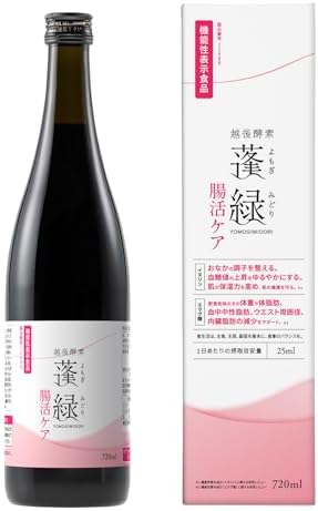 （07:30時点） |機能性表示食品| 越後酵素蓬緑 腸活ケア 酵素ドリンク 越後酵素蓬緑 腸活ケア 720ml×1本 腸活 腸内環境を整える イヌリン エラグ酸 (720ml×1)