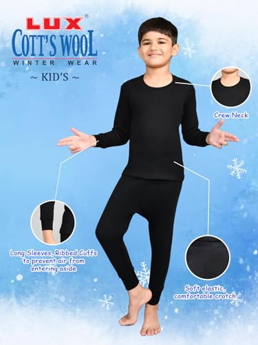 Image of Lux Cott's Wool Boys Thermal Set