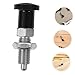 PRETYZOOM Stainless Steel Indexing Plunger Knob Reset Spring Positioning for Industrial Applications Easy Reset Mechanism Versatile Use Automotive and Manufacturing Settings