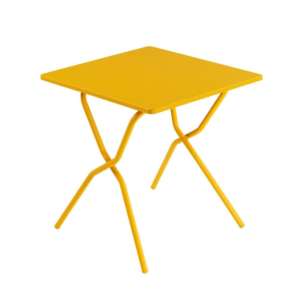 Table de jardin pliante Lafuma 64x70cm en acier miel Balcony LFM5357