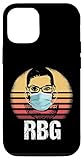 iPhone 12/12 Pro Notorious RBG Face Mask Retro Sunset Vintage Women Gifts Case