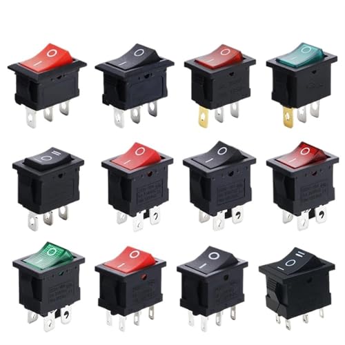 Interruptores KCD1 de 21 x 15 mm para renovar el salpicadero de barcos y coches 2