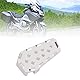 HEEPDD Fußbremshebel-Fußpedalvergrößerer, Verschleißfester Motorrad-Ersatz-Bremsverlängerer (Silber)