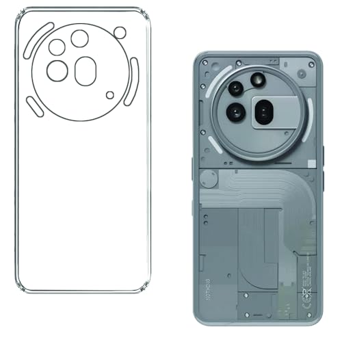 Image of amazon basics for Nothing Phone 3A Pro 5G Premium Transparent Soft Silicon Crystal Clear Back Cover [Transparent]