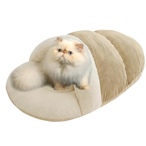 Lifetips ヒマラヤン ヒマラヤンキャット Himalayan ペットベッド 犬猫兼用 冬用 寝袋型 ふわふわ クッション 保温 防寒 洗える 小型犬 中型犬 室内 おしゃれ 北欧風 ソファ ハウス 快眠グッズ 抱っこ感覚 多頭飼い対応 寝具 抗菌