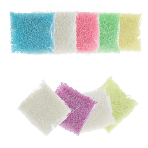 BESPORTBLE Arena Luminosa Para Botella Deseos 9 Colores 10 g Por Bolsa Partículas Fluorescentes Diy Decoración Del Hogar Manualidades y Arte Nocturno