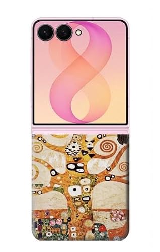 JP2723FL8 �O�X�^�t�E�N�����g �����̖� The Tree of Life Gustav Klimt For Samsung Galaxy Z Flip 8 �p�P�[�X