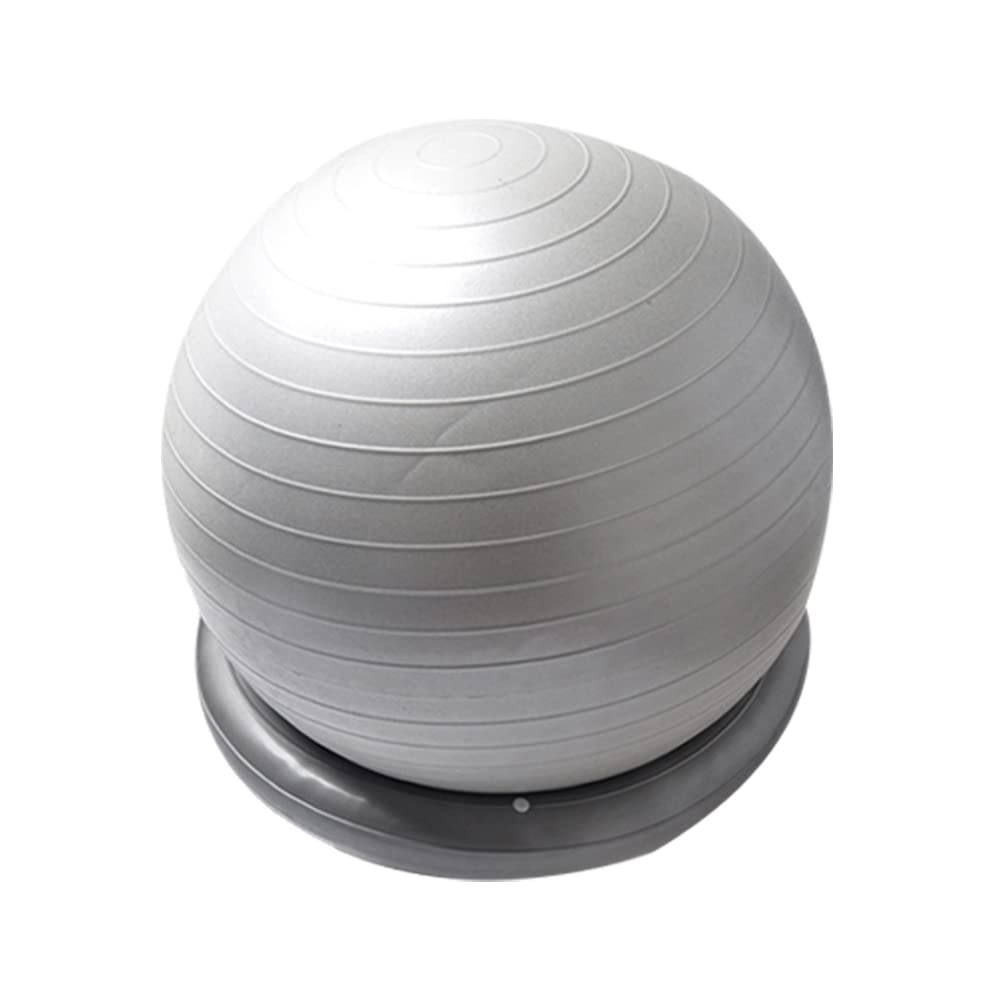Support pour ballon d'exercice,Base de balle de yoga stable en PVC anti-dérapant à anneau fixe | Grand support à billes à roulement à pression pour la maison, la posture, le paquet de gym, Xiaoxin
