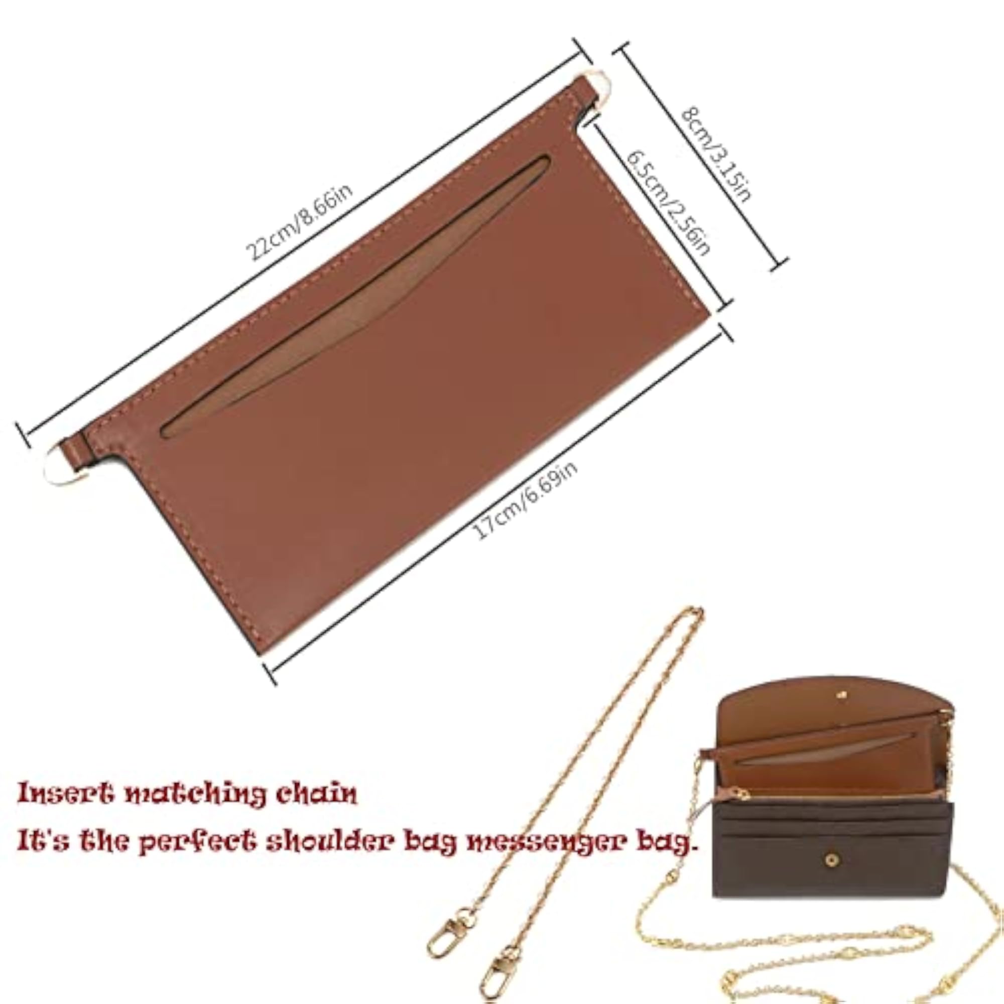 Purse Kit for Sarah Bag with Detachable Organizer