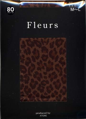 Fleurs 14周年記念イベントが フルール Fz 1517 プリントタイツ 50デニール展開 80デニール ヒョウ柄 日本製 Fleurs 14周年記念イベントが フルール Fz 1517 プリントタイツ 50デニール展開 80デニール ヒョウ柄 日本製