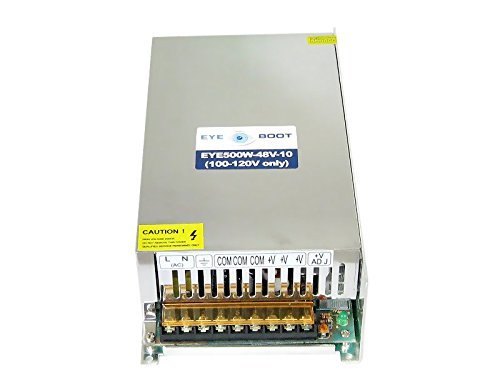 Eyeboot 48V 500W DC Universal Regulated Switching Power Supply AC to DC 10.4 amps