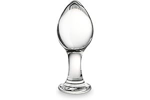 Crystal Anal Butt Plug with Long Neck