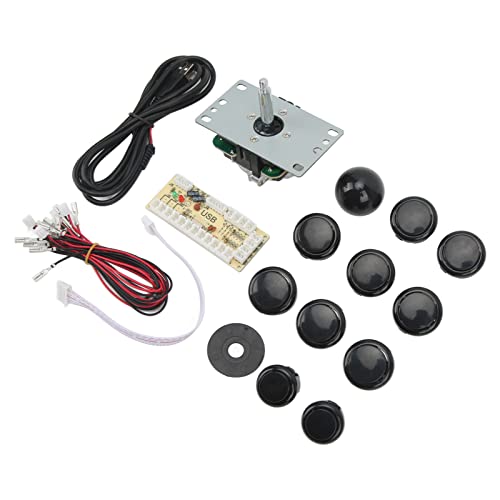 Kit de Joysticks USB DIY con materiales de alta durabilidad negra