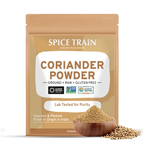 Coriander Powder (14oz) 100% Natural Ground Coriander | Premium Quality and High Value | Non-GMO, Gluten Free, Sourced from India | No Adulterations | Packed in Resealable Ziplock Pouch