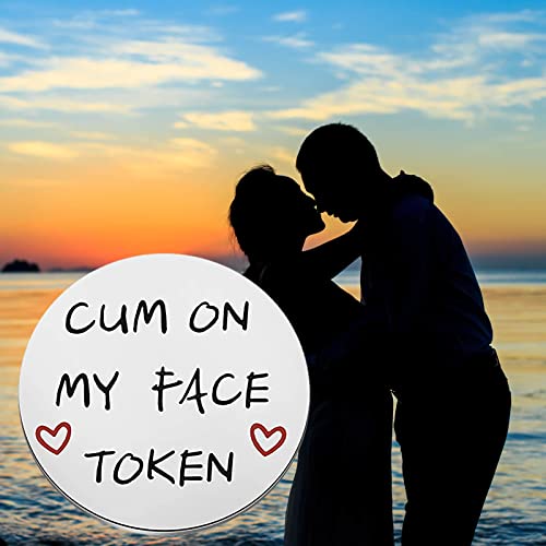CHOORO Valentines Day Token Sex Game Gift Funny Mature Sex Token Gift for Husband Boyfriend (Cum on my K) - Thumbnail 5