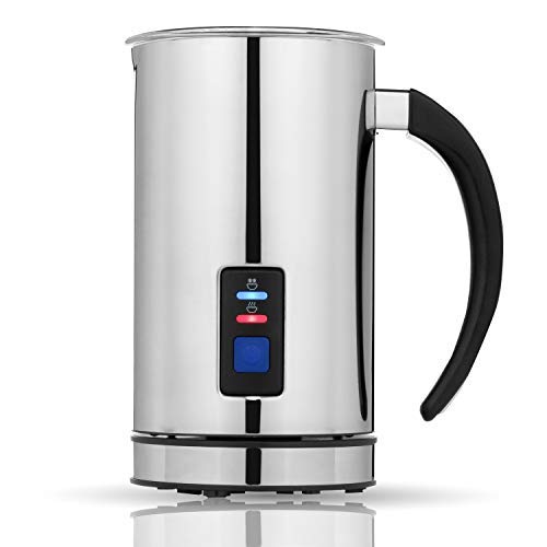 Chef's Star B00GTZYU88 Frother And Steamer-Automatic Foam Maker & Creamer For Hot Or Cold Milk-Electric Warmer & Heater, Best For Coffee, Cappuccino, Latte, Espress, Stainless Steel