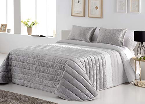 Antilo Fundeco - Colcha bouti Boston Cama 90 Cm - Color Gris