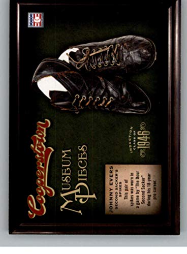 2012 Panini Cooperstown Museum Pieces #15 Johnny Evers Boston Braves Collectible Baseball Trading Card in Raw (NM or Better) Condition