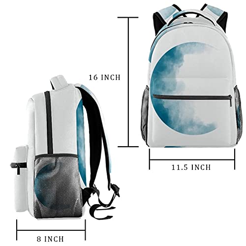 Sac à dos décontracté pour femme aquarelle multicolore de grande capacité - 2