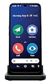 Doro 8200 4G Unlocked Smartphone for Seniors - Easy Mobile Phone - 16MP Camera - Water-resistant Android Phone - 6.1" Display - Assistance Button with GPS - Charging Cradle [UK & Irish Version]