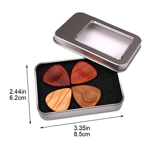 Médiators de Guitare 1 boîte médiators de Guitare en Bois avec boîte en Fer Ensemble de médiators de Guitare faciles à… - Les Beatles, Paul McCartney, John Lennon, RIngo Starr, George Harrison Médiators de Guitare 1 boîte médiators de Guitare en Bois avec boîte en Fer Ensemble de médiators de Guitare faciles à… – Image 5