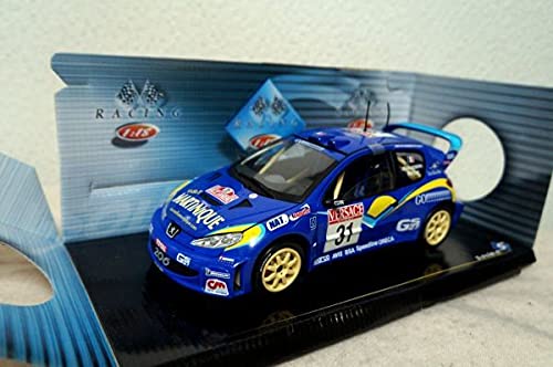 Amazon | Solido プジョー 206 WRC 1/18 ミニカー 青 ソリド