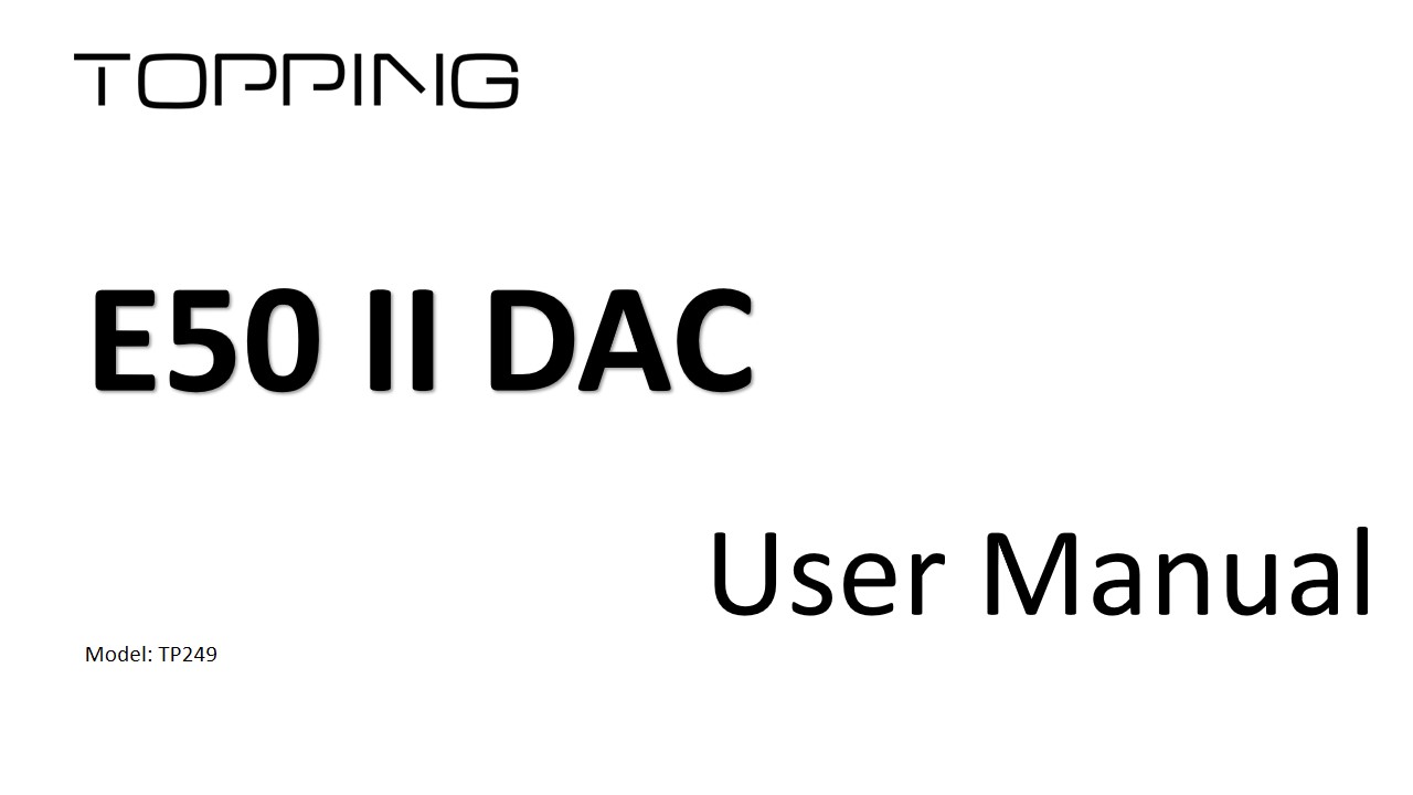 Image of Topping E50 II Mini HiFi DAC AK4497S DSD512 PCM768kHz USB DAC USB-C /Coax /Opt /BT Inputs RCA /TRS Outputs Decoder for Home Theater Game Music