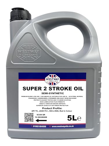 2 Stroke Oil Semi-Synthetic Low Smoke 5L 5 Litres