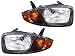 03-05 Chevy Cavalier Headlights Headlamps Head Lights Lamps Pair Set