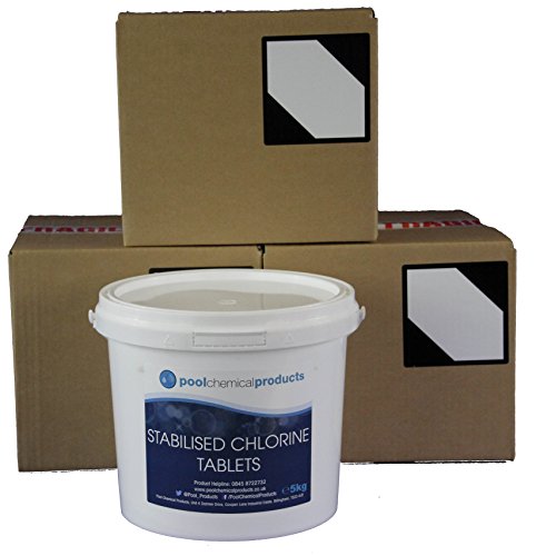 20kg Slow Release 20g Chlorine Tablets for Swimming Pools, Spas & Hot Tubs