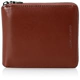 [マディジャックスープ] CALF カーフ ファスナー二つ折り財布 メンズ レディース 財布 小さめ コンパクト 薄型 スリム 牛革 本革 カーフレザー No.76211 ブラウン