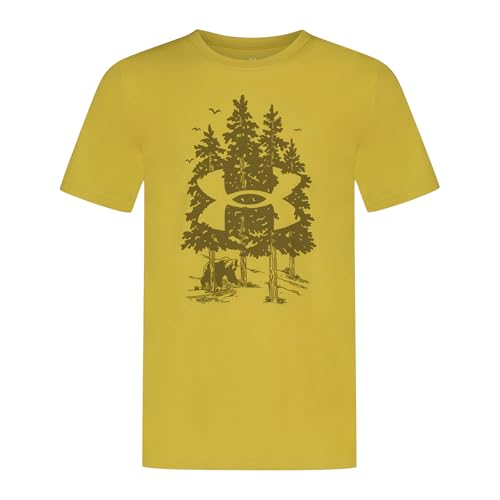 Image of Under Armour Boys' Short Sleeve Graphic T-Shirt, Soft & Comfortable, Outdoor Collection