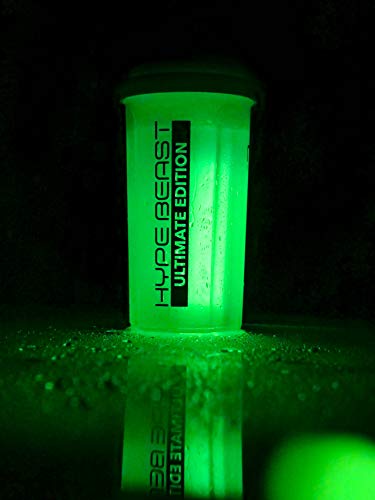Nanosupps Glow Protein Shaker - licht op in het donker - eiwitshaker gemakkelijk te reinigen - Fitness Shaker met… - Image 4