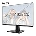 MSI PRO MP251 24.5-inch IPS 1920 x 1080 (FHD) Computer Monitor, 100Hz, Adaptive-Synch, HDMI, VGA Port, VESA Mountable, Tilt, Speaker, 1ms, Black