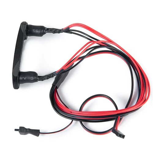 Lampara delantera de coche RC con soporte parachoques para actualizar Axial SCX24 1/24