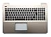 Custodia di ricambio per Asus X555 X555L A555L F555L R556L VM510L W519L Y583L R557 W509 X554 Latino-Spagnolo Tastiera Palmrest Cover (Oro)