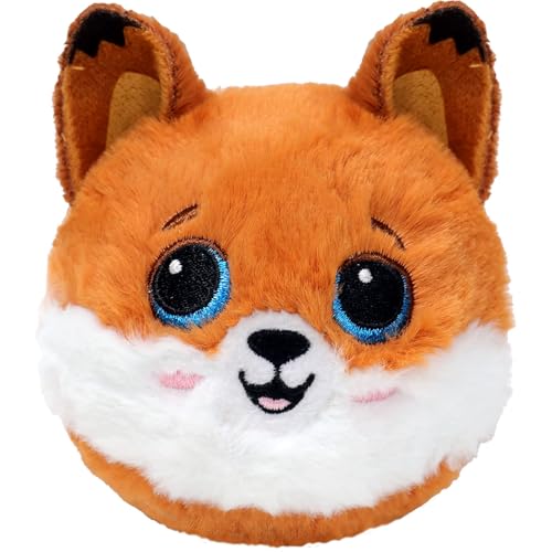 TY - Beanie Bouncers - Blaze Le Renard - Peluche rebondissante à Collectionner, Orange, 9 cm