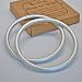 Roo Threads 3" Aluminum Rings for Baby Slings, Silver