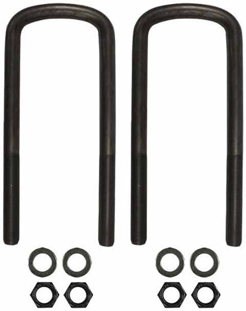 Technical Precision Replacement for Peterbilt 352 Year 1976 SEMI-Round U Bolt KIT .75-16 X 3-.5 X 10 INCH