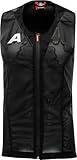 Alpina PROSHIELD JUNIOR Vest - Flexibler, Atmungsaktiver & Individuell Einstellbarer Rückenprotektor Für Kinder, Black, 128