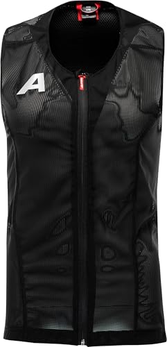 Alpina PROSHIELD JUNIOR Vest - Flexibler, Atmungsaktiver & Individuell Einstellbarer Rückenprotektor Für Kinder, Black, 164