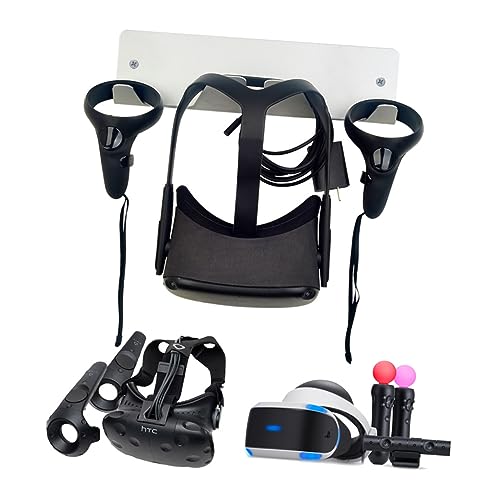 SHINEOFI Soporte de decoración de Pared VR Estante Montar Gancho Compatible Muro Accesorio Titular de Gafas VR Soporte de Pantalla de Casco VR Soporte para Casco VR