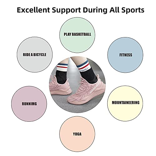 Rehaba Ankle Brace For Sprained Ankle - 1 Pair Of Adjustable Ankle Support Compression Straps - Professional Ankle Brace ，Upgraded Version Of Volleyball Ankle Support Men & Women (Small, Black) #TOP7