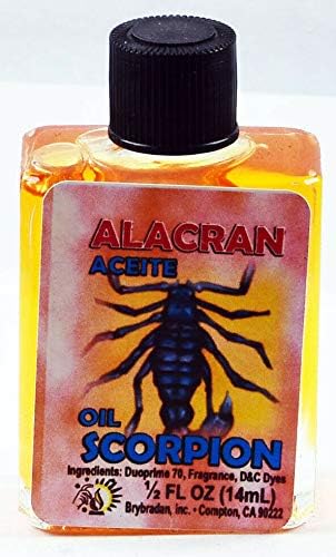 6 Pieces BRYBRADAN Scorpion Oil/ALACRAN ACEITE 1/2 FL OZ 14.7ML