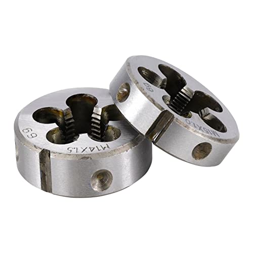 Fine Tooth 1Pc M2 M3 M4 M5 M6 M7 M8 M9 M10 M12 M14 M15 M16 Right Hand Thread Die Metal Threading Tools Metric Thread Die (Size: M8 X 0.75) #TOP2