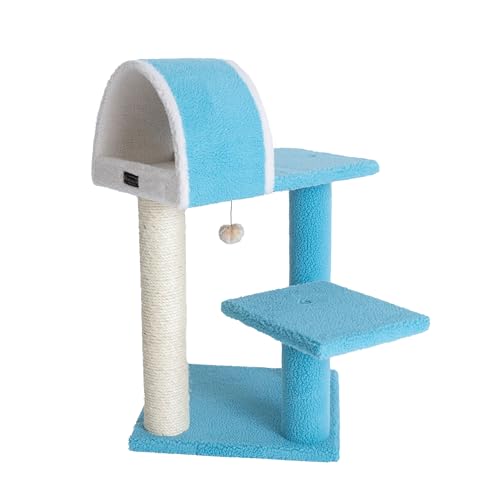 Árbol para gatos Armarkat Sky Blue 29 pulgadas miniatura 1