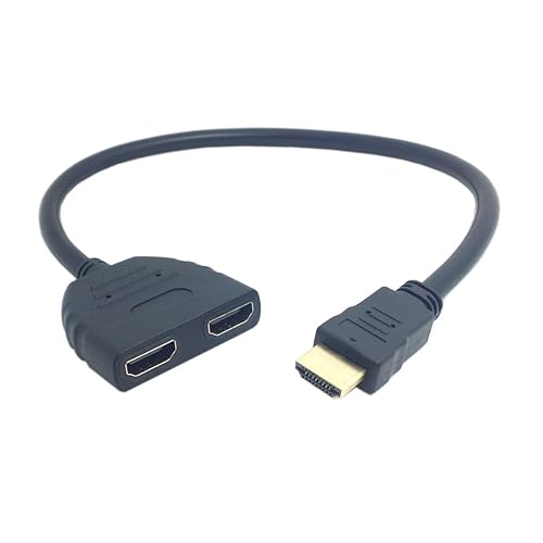 Miniatura 6 de chenyang Un HDMI macho a doble HDMI hembra Y Splitter Switch Cable adaptador de extensión para PC HDTV Laptop 1080P