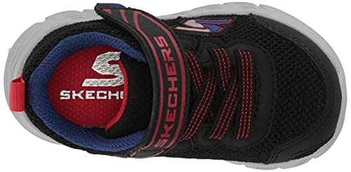 Skechers Comfy Flex - Mini Trainer, Tênis Meninos, Preto/Vermelho/Azul, 27