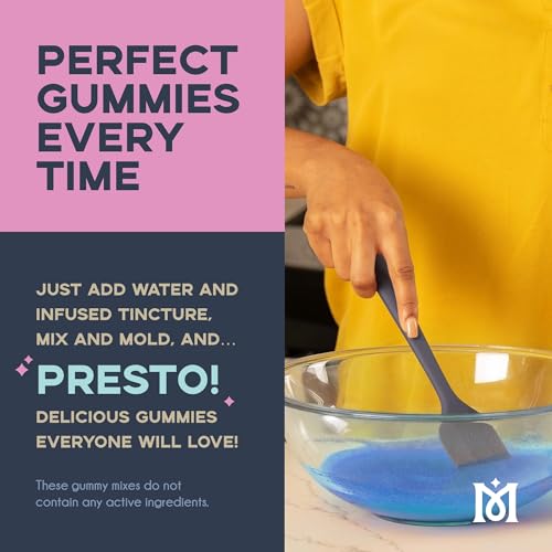 Magical Butter Gummy Mix - Gelatin Powder Mix for Chewy Candy - Gummy Mixture for Edible Candy - Delicious & Easy-to-Use Powder Mix - Tart Gummy Mixture - Blue Raspberry